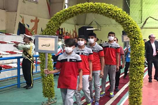 گزارش تصویری از آیین افتتاحیه بیست و دومین دوره مسابقات ورزشی  کارکنان  , دانش‌آموزان با نیاز‌های ویژه کشور